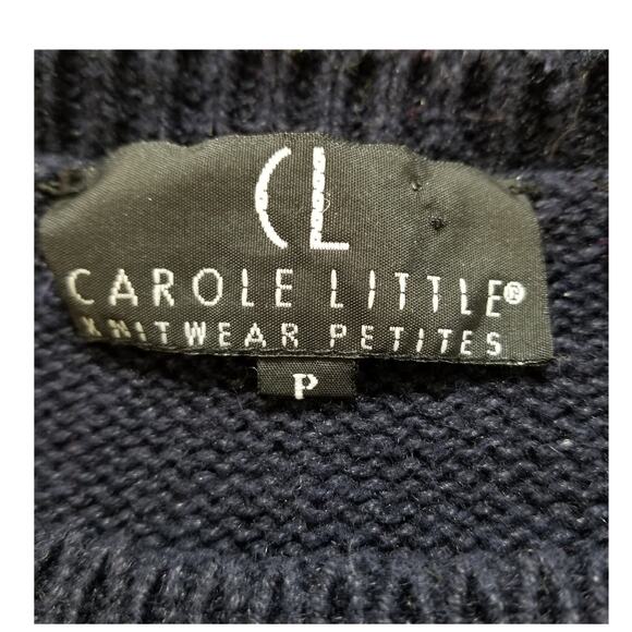 Carole Little Women's Sweater Pullover Embroidered Embellishment Size Med P - Picture 6 of 8